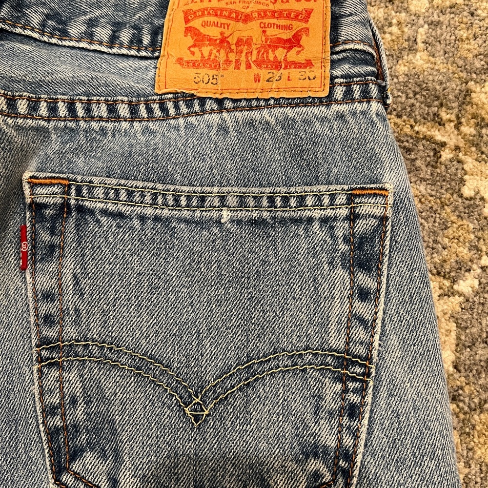 Vintage Levi's Classic Straight Fit Jeans low rise in Light/medium Blue